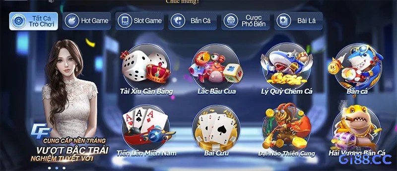 Sảnh game bài Gi8 hiện đại và đẳng cấp hàng đầu hiện nay