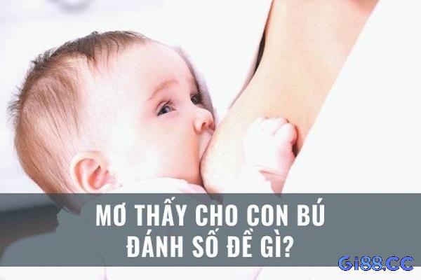 Hãy cùng Gi8 tìm hiểu xem mơ thấy cho con bú đánh đề con gì nhé